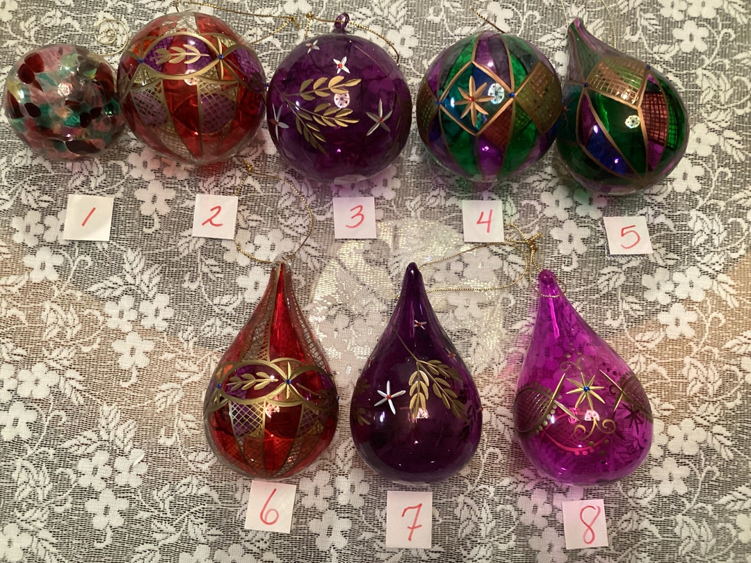 Elegant Crystal Hand Blown and Hand Made High End Rare Christmas ...