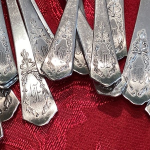 36 delar Marjo-Nell mönster antika Yourx Associated Silver Company Silverpläterade/Silverbestick/Bestick/Elegant/Tillfällen/Köksartiklar/Sällsynt