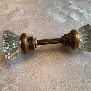 Crystal Antique Door Knob Adjustable Length