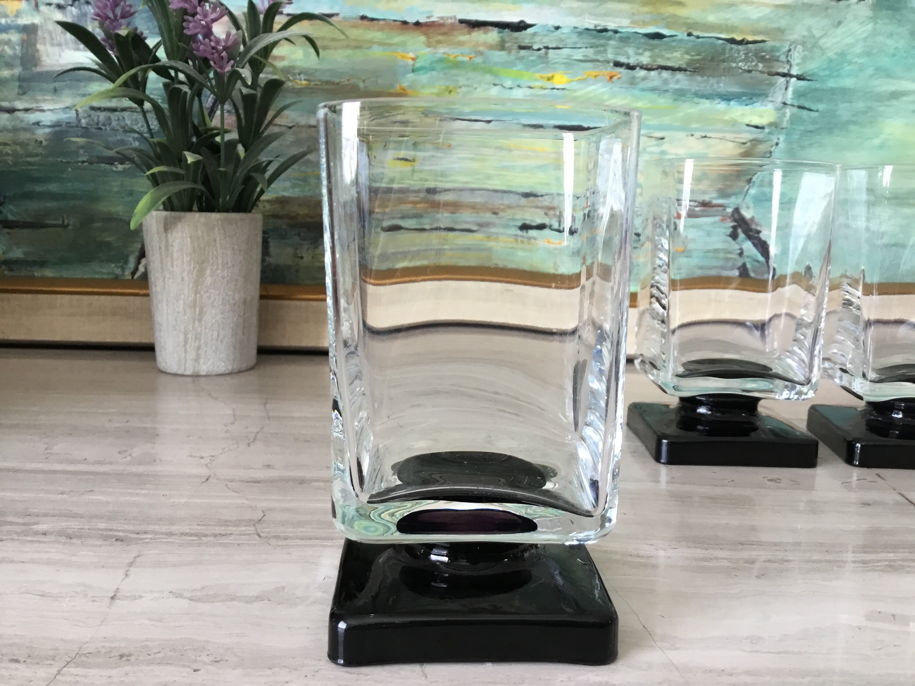 Set Of 4 Disaronno Liquer Liquor Amaretto Clear Glasses With Etsy