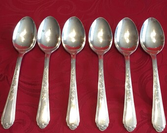 Jewel Pattern Plymouth Plate Vintage Antique Silver Plated