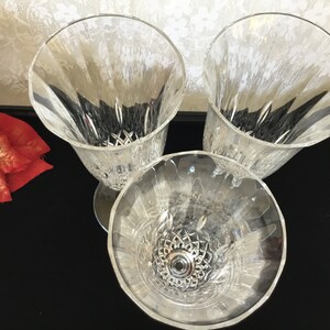 Elegant Set Of Vintage Crystal Champagne Flutes Set Of 4 Barware Drinkware Bar Cart Champaign Flutes Dining Ware Bild 5