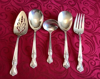 Silverplate Set Magnolia Inspiration Pattern Silverware Collection