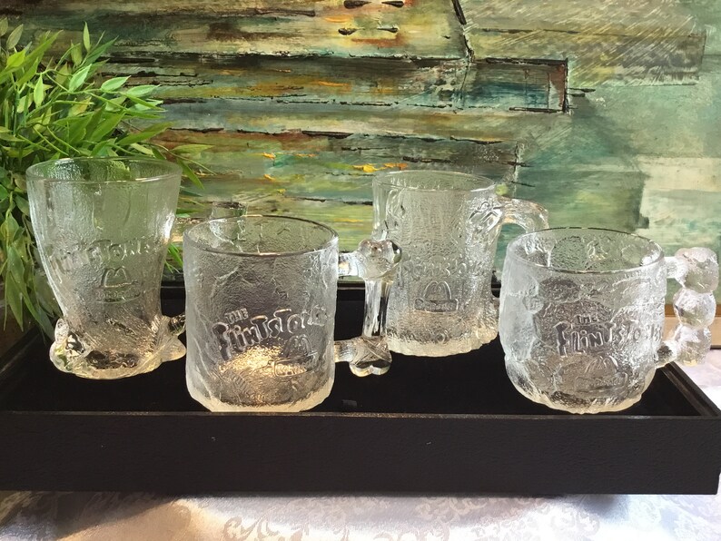Mcdonalds Collectible 1993 Rare Vintage Flintstones Glasses - Etsy