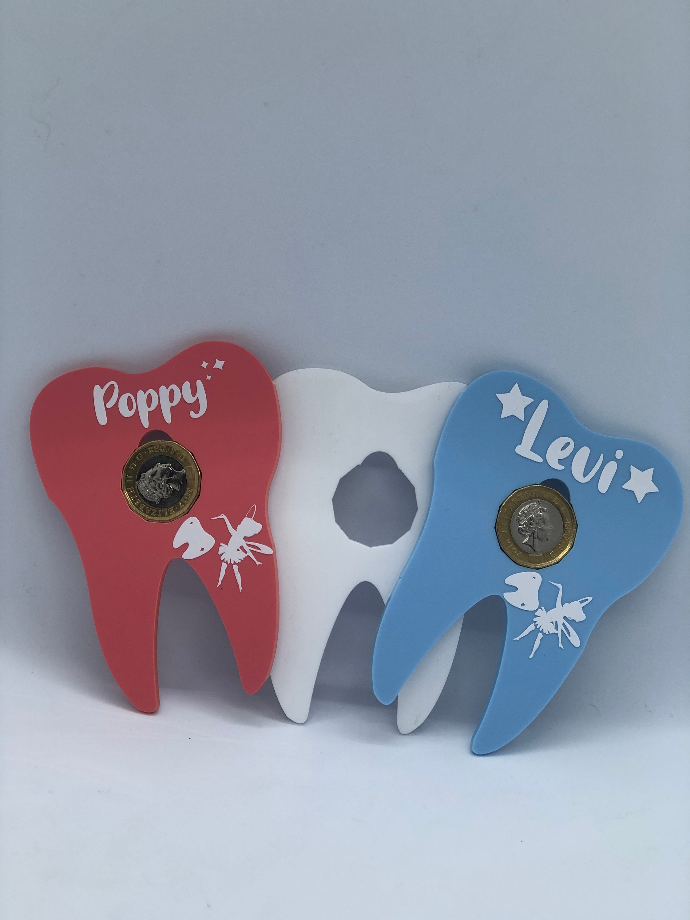 Coin Holder for Tooth Fairy / Personalised Coin Holder / Etsy
