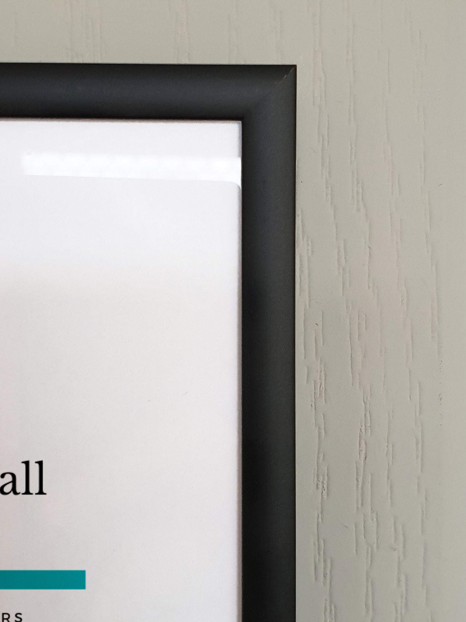 Matte Black Metal Frame Thin Frame Gallery Frame 5x7 6x8 Etsy