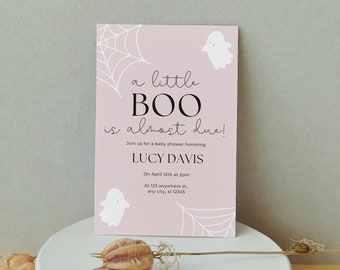 Halloween Baby Shower Invitation | October Baby Shower Invitation