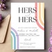 Gay Bridal Shower Invitation Lesbian Bridal Shower Invitation Couples ...