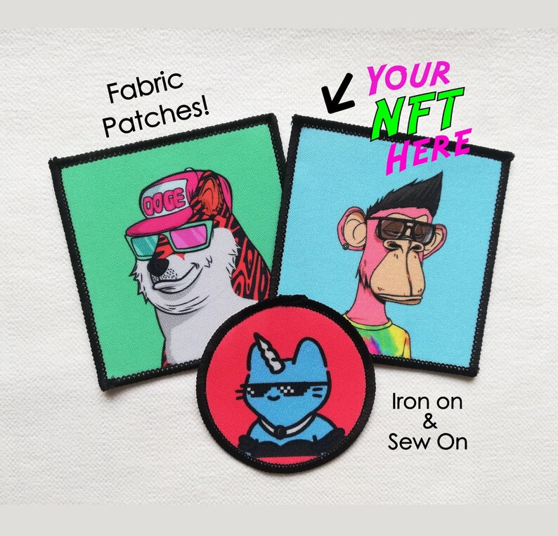 sale retailers Print an NFT Fabric Patch of Your Non