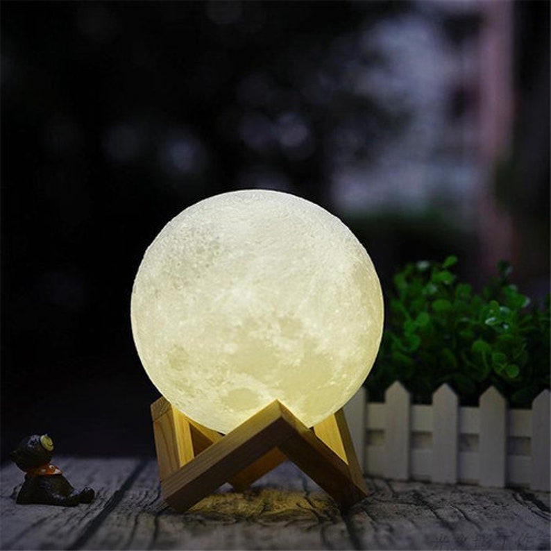 Moon Lamp  By Moon River Multiple Sizes  Unique Gift Home image 1