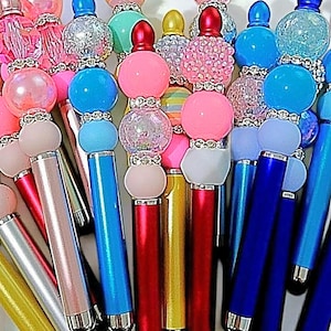 Stylus Beaded Pen, Pen with Stylus, Stylus for Phone, Stylus for Tablet, Gift For Girlfriend, Gift For Woman, Stylus Bling, Pen Bling
