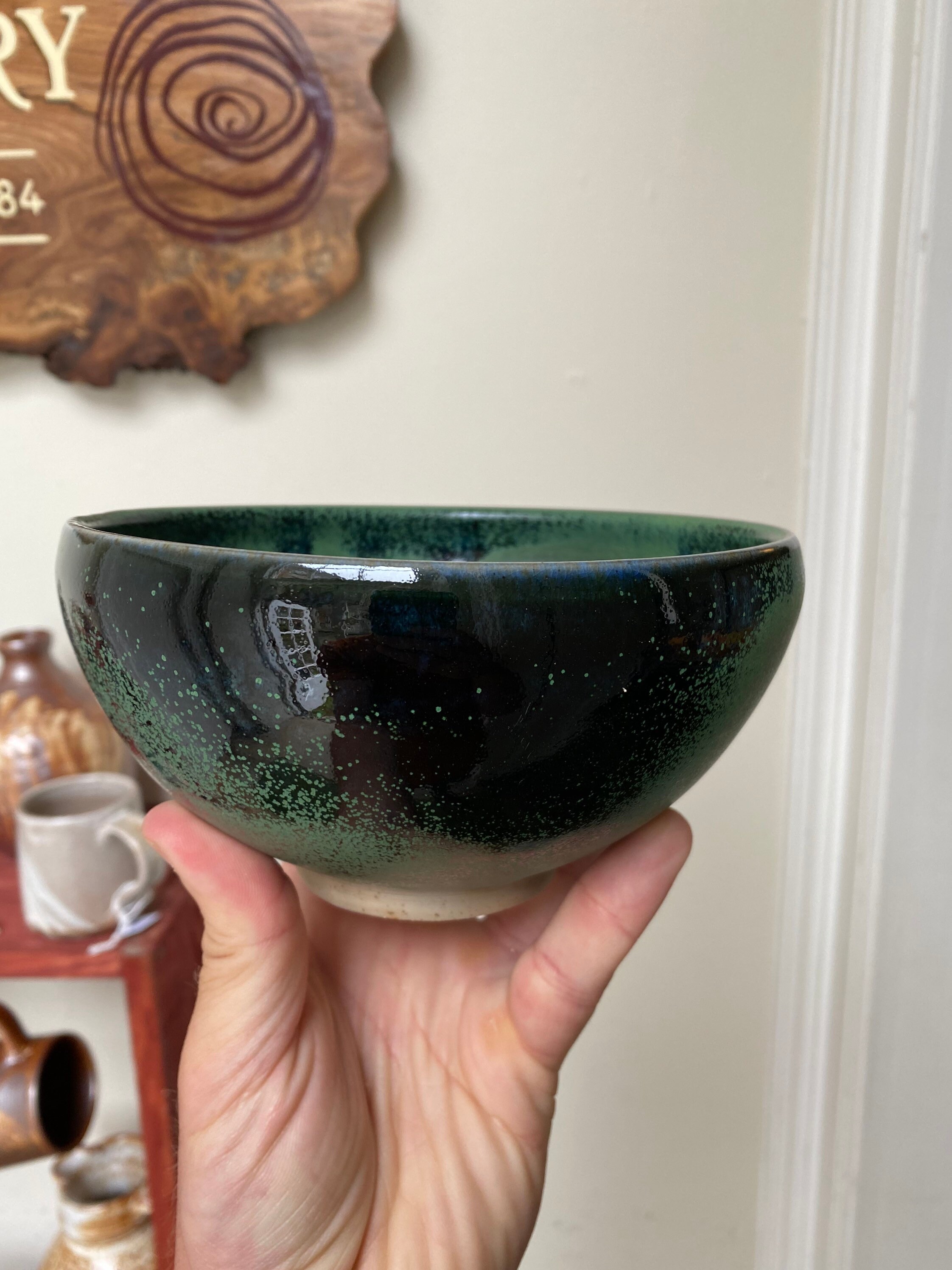 Green bowl Etsy