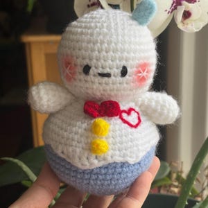 Happy Snowman | Love and Deepspace Zayne | MADE TO ORDER Handmade Crochet Snowman Plush | Amigurumi