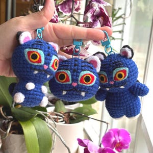 Derpy häkeln Schlüsselanhänger | Kpop Dämonenjäger | AUF BESTELLUNG | Handgemachte häkeln Tiger Keychain | Amigurumi