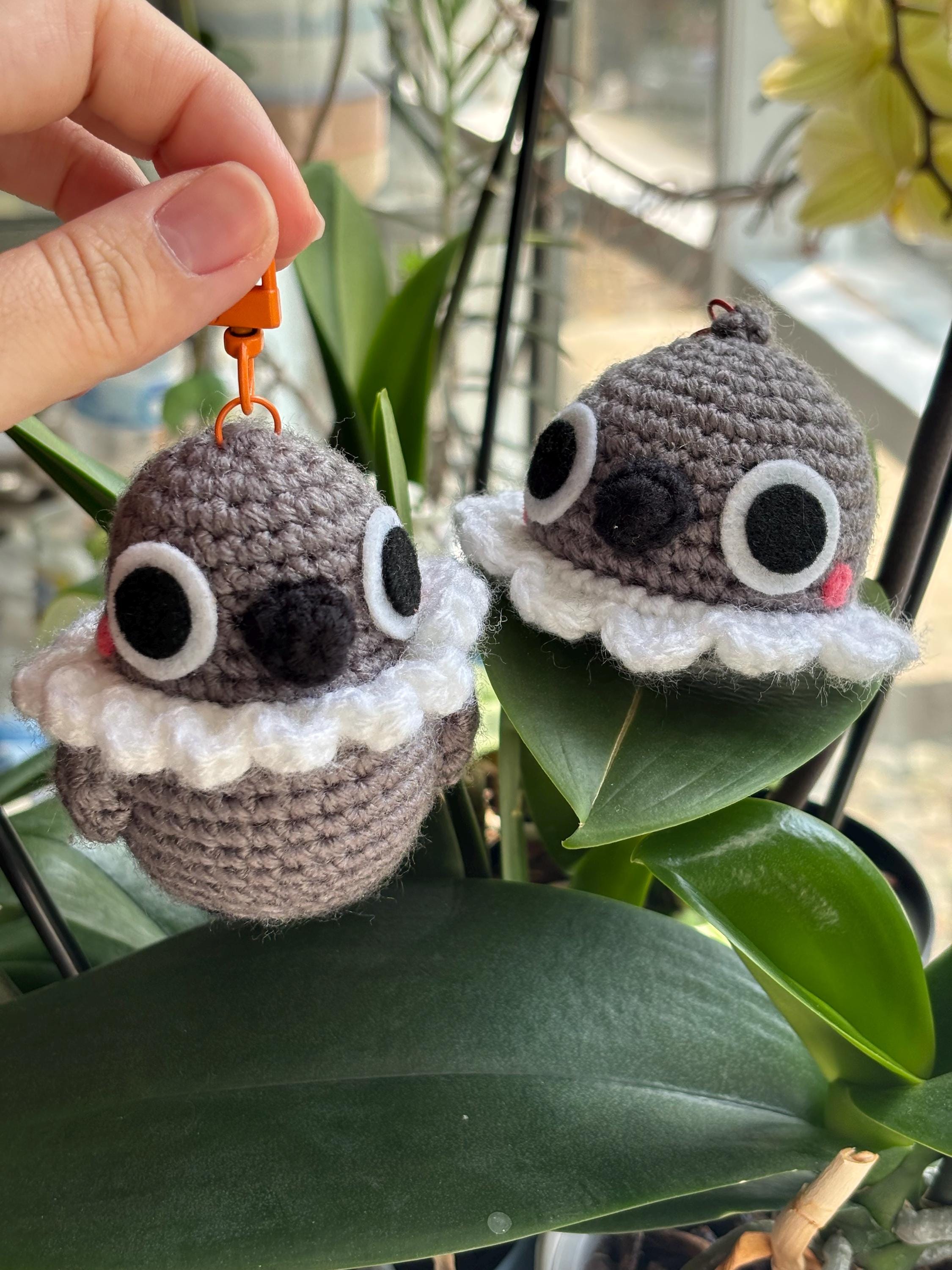 Grumpy Crow Crochet Keychain | Love and Deepspace Sylus | MADE TO