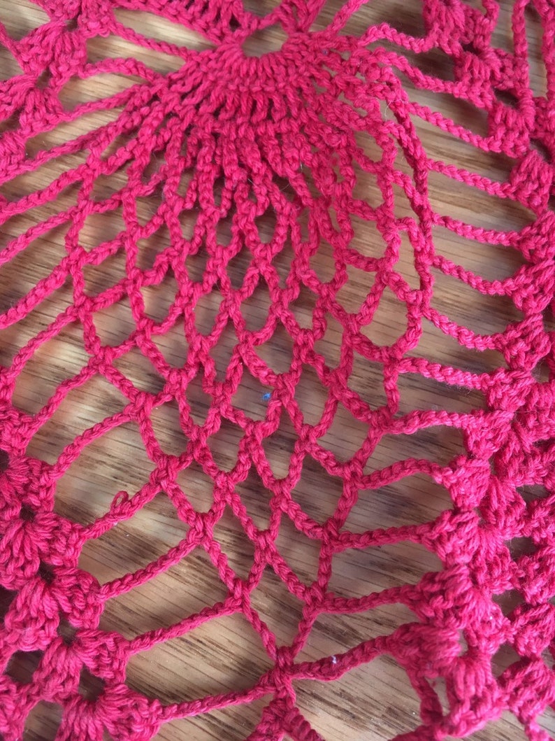 Hungarian Handmade Crocheted Doily