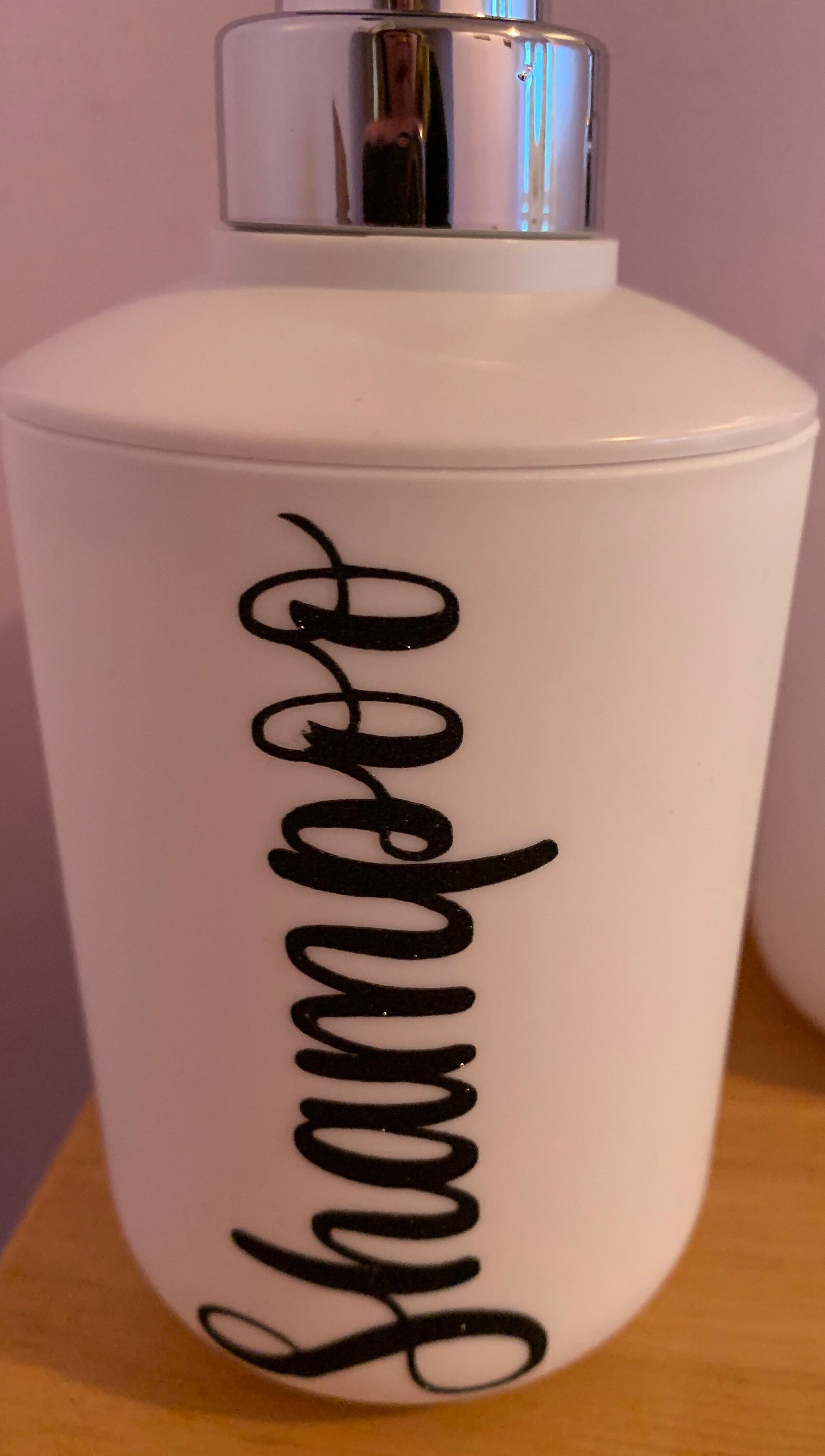 Refillable shampoo and conditioner bottles with pump. Make Etsy