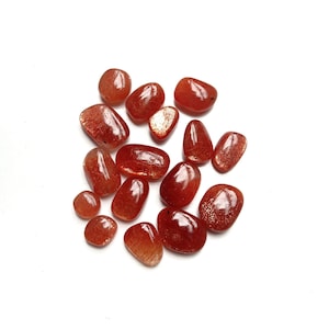 Natural Sunstone, Tumble Shape Smooth beads, Gemstone beads, Both Side Smooth, Size 8x7 to 15x10 mm, Best for jewellery Making