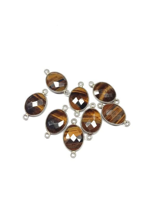 Tiger's Eye Oval Facet Earrings Tiger's Eye Oval Facet Earrings