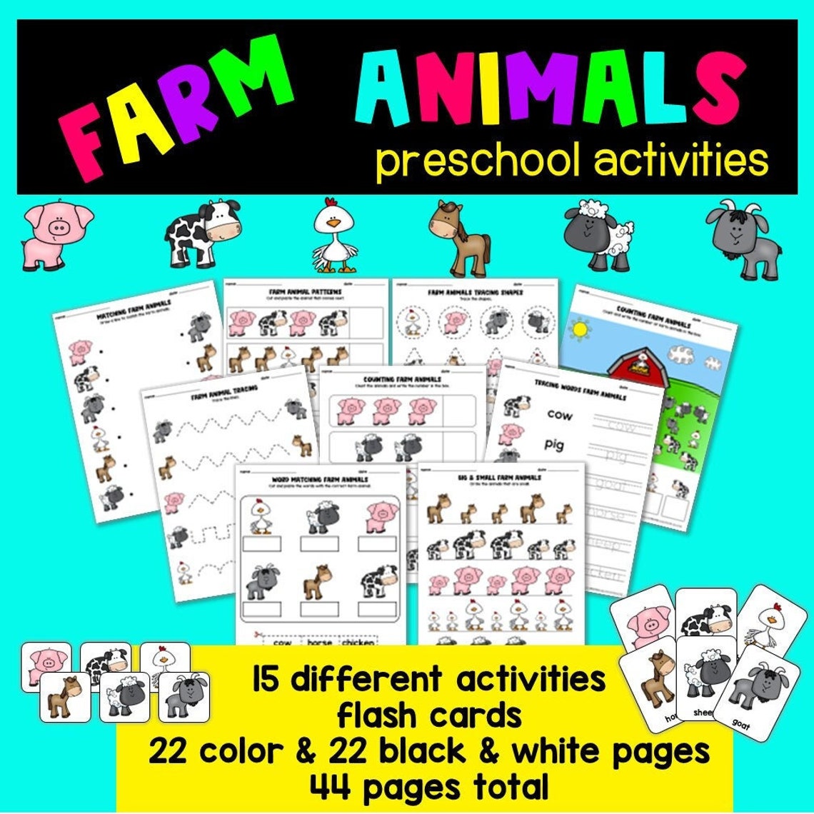 Preschool Worksheets for Kids Printable Activities Speech Therapy ...