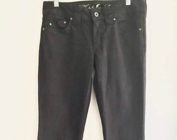 Vintage Y2K 90s Juicy Couture Low Mid Rise Black Denim Jeans - Etsy