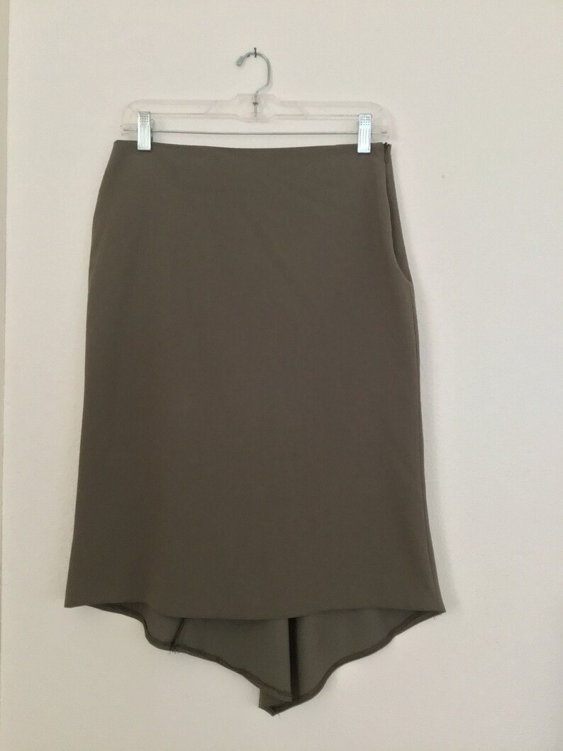 Vintage Y2K 1990s lace-up skirt made in France