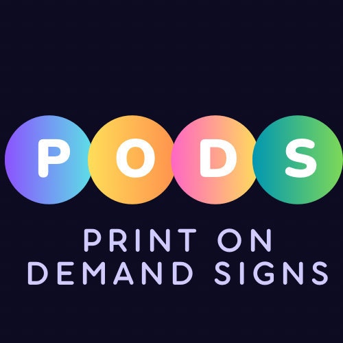 printondemandsigns - Etsy