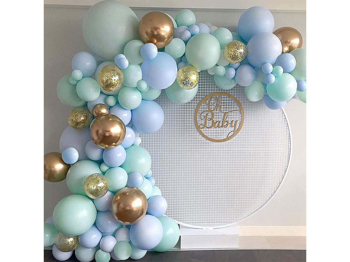 Kit Palloncini Verde Scuro E Oro - 126 Pezzi Per Archi E Decorazioni Feste Safari E Baby Shower - Foto 2