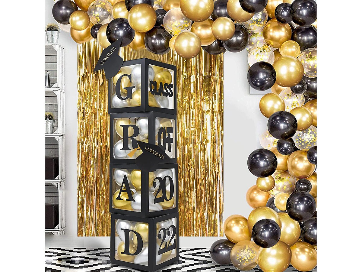 Banners & Signs Party Décor Party Supplies White Graduation Decorations