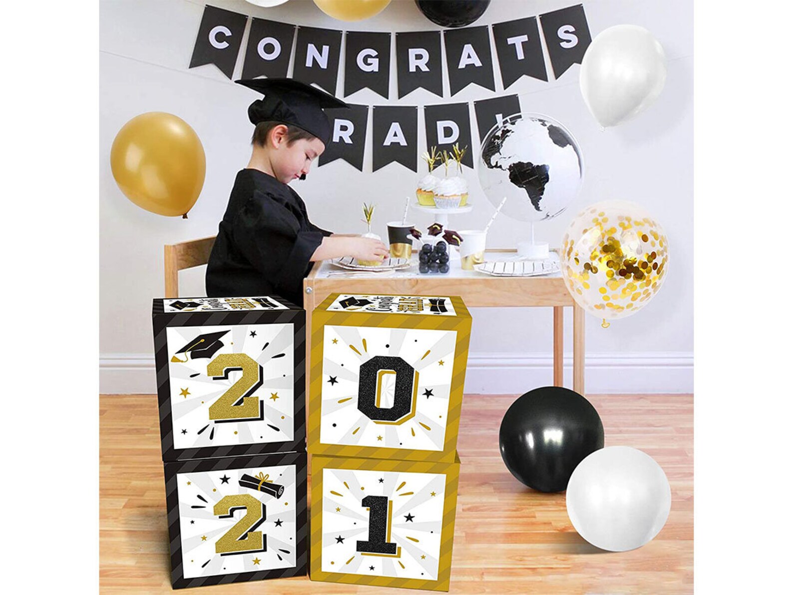 Graduation Decorations Supplies Balloon Boxes Class of 2021 Etsy