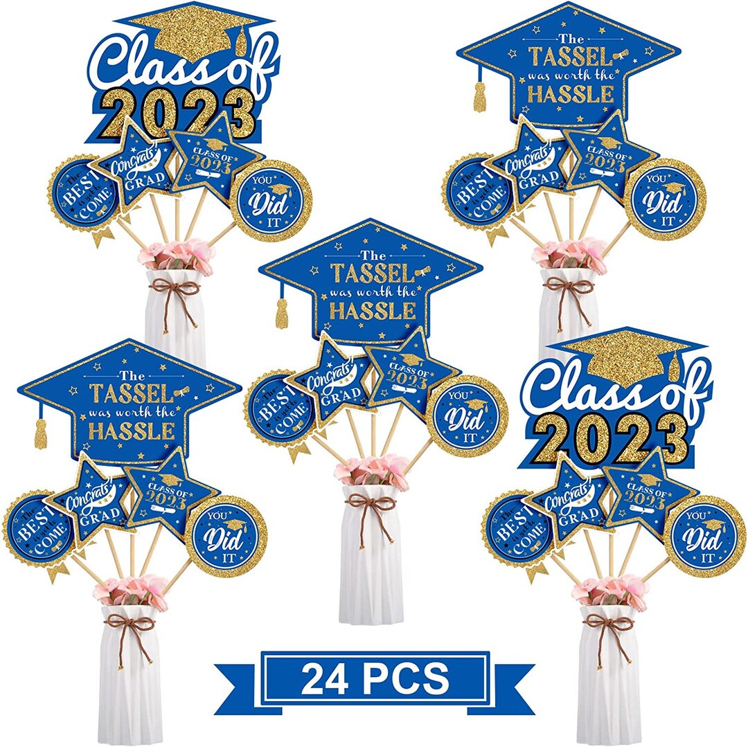 2023 Graduation Table Decorations Graduation Party Centerpiece Etsy