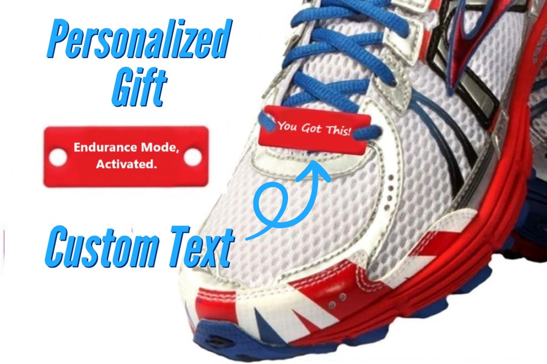 Personalized Metal Shoe Tags for Marathon Run, Running Shoe Tags, Gift for and Runner Jogger