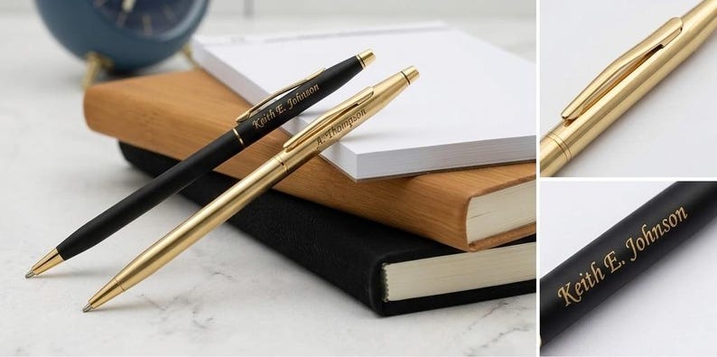 Personalized Engraved Pen With Custom Message, Elegant Writing Gift for ...
