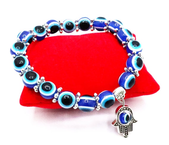 Lucky Eye Turkish Evil Eye Bracelets Punk Multilayer Leather Handmade  Bracelet