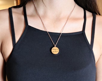 Collana Ceneri Personalizzata Con Nome E Data - Gioiello Ricordo In Acciaio Inox Con Pietre Portafortuna - Urnetta Commemorativa Per Ceneri Di Perscare O Animali