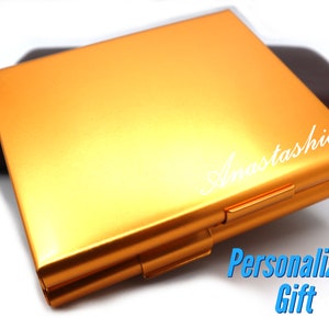 Portasigarette personalizzato in oro / Portasigarette / Portasigarette per donna / Portasigarette / Regalo per lui Regalo per uomini e papà