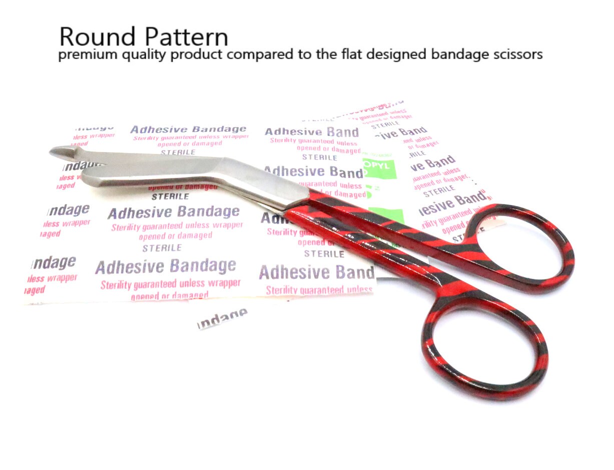 Leopard Scissors Custom Engraved Bandage Scissors With Unique Leopard Pattern for Nurses ...