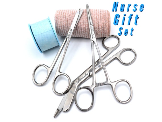 Regalo personalizzato per infermieri con forbici per bende, emostato,  forbici per sutura/regalo di laurea per studenti infermieri, regali tecnici  veterinari veterinari -  Italia