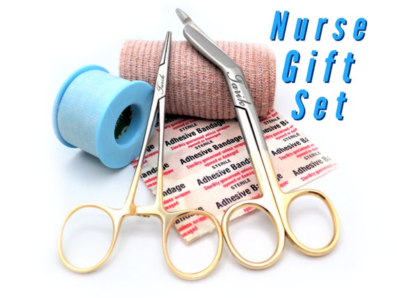 Set regalo per infermiere con forbici per bendaggio personalizzate