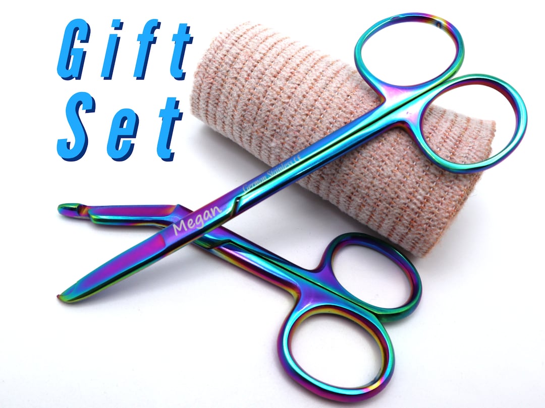 Nurse Appreciation Gift Set With Personalized Bandage Scissors - Etsy