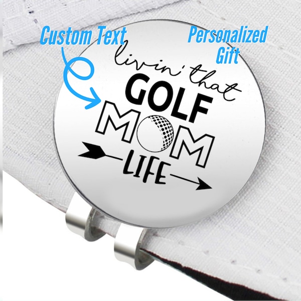 Personalized Golf Ball Marker With Divot Tool, Custom Golf Ball Marker with Magnetic Hat Clip, Engraved Golf Gift for Golfer, Gift For Coach