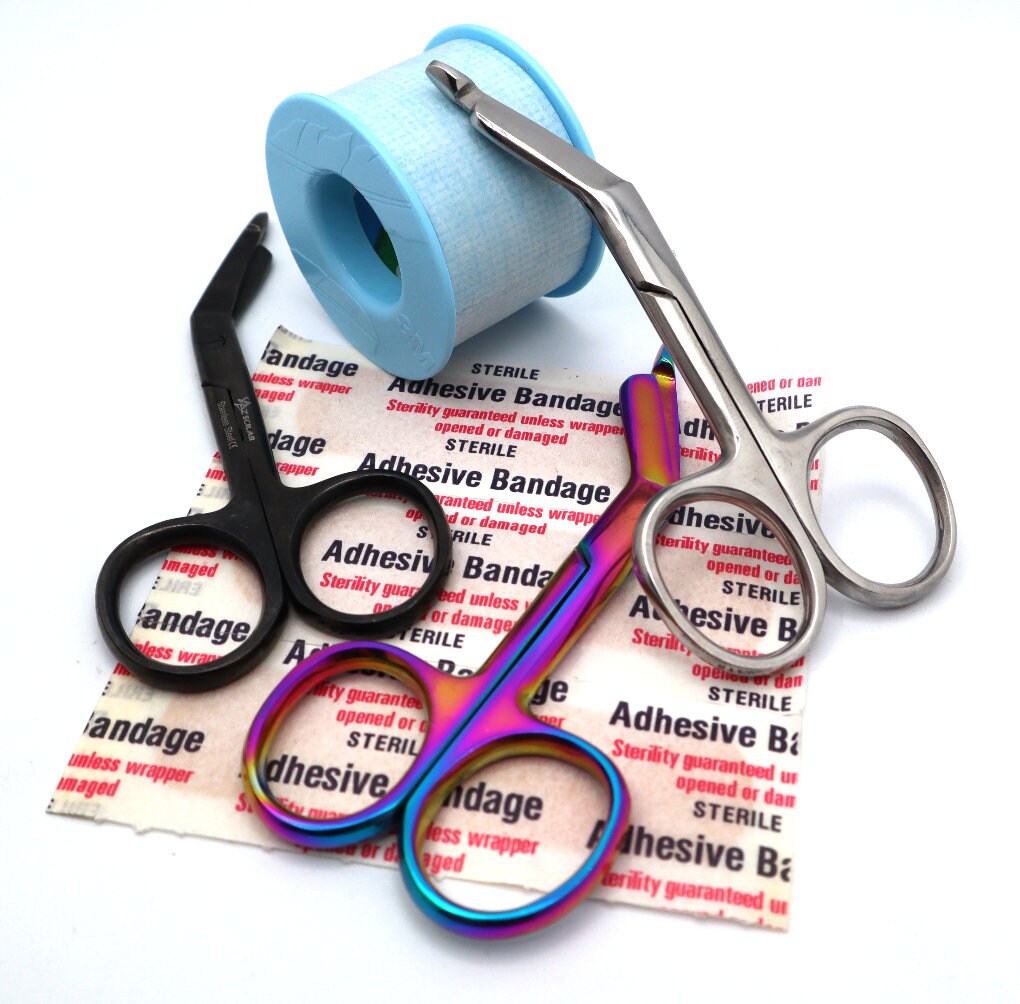 Leopard Scissors Custom Engraved Bandage Scissors With Unique Leopard Pattern for Nurses ...