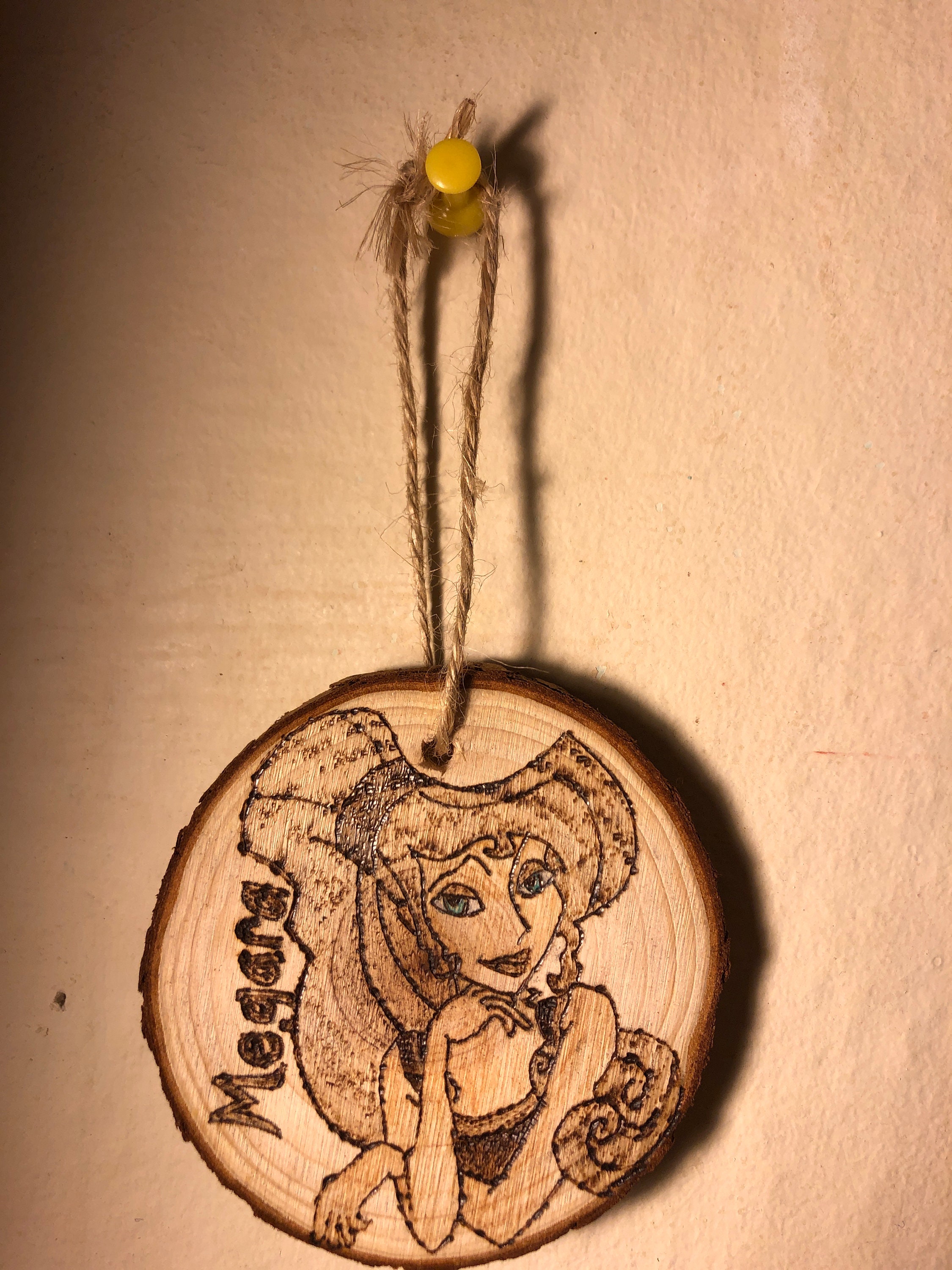 Megara Hercules Christmas Ornament Etsy