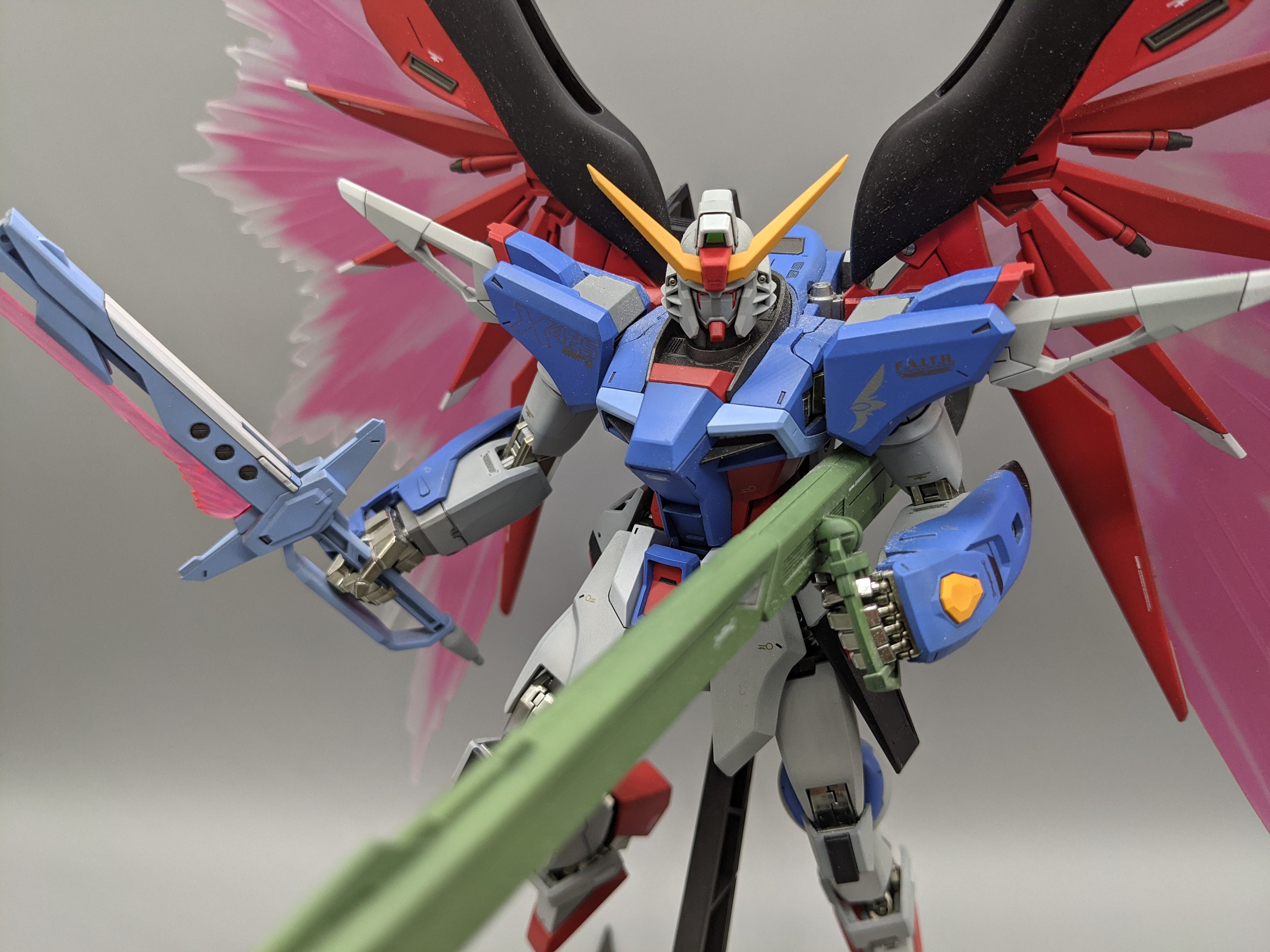塗装済みMGデスティニーガンダム エクストリームブラストモード - Etsy