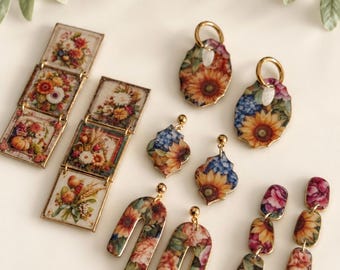 Autumn bloom earrings