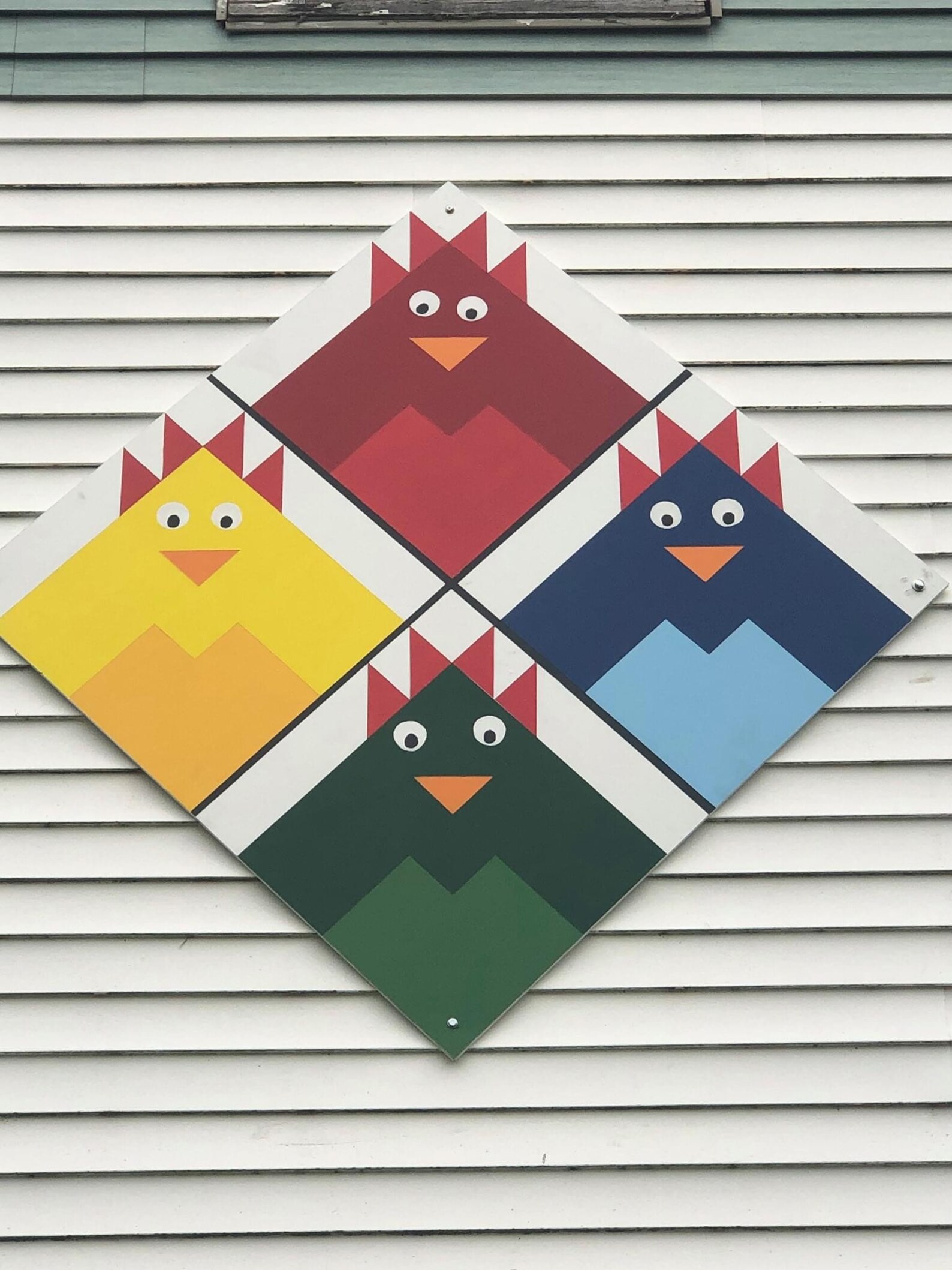 Barn Quilt Chicken Barn Quilt Made to Order Hen Barn Quilt Etsy