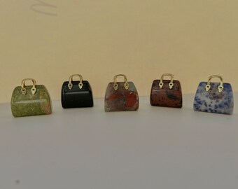 Lucky crystal purse mini charm