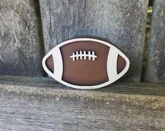 Football, Football Tiered Tray, Mini Wood Football, College Football, Fall Football Table decor, Football Cutout, Fall Sports