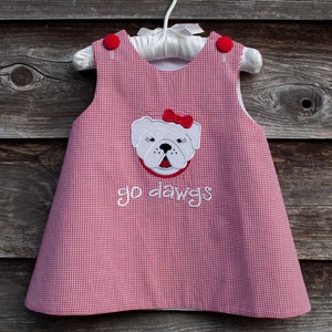 Toddler Girl&#39;s Georgia Game Day Jumper