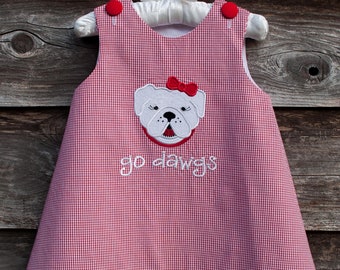 Toddler Girl's Georgia Game Day Jumper